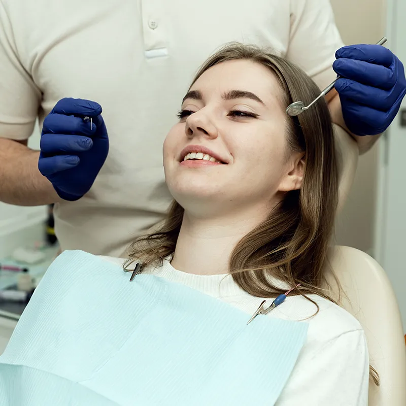 Professional dental cleaning