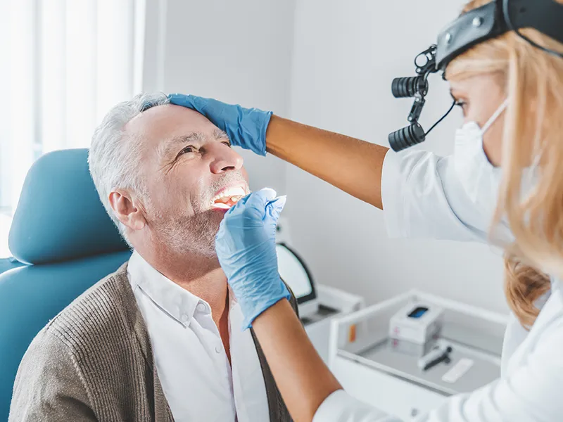 Dental check for sleep apnoea