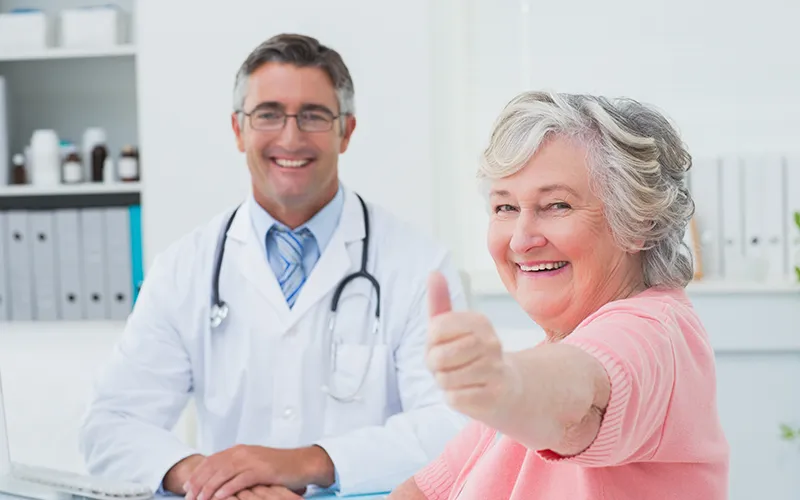 happy patient