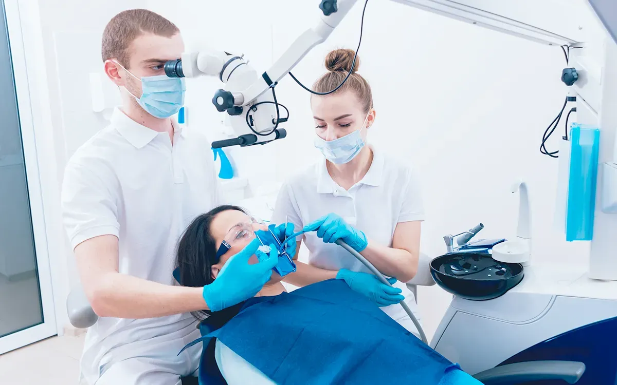 root canals during endodontic treatment